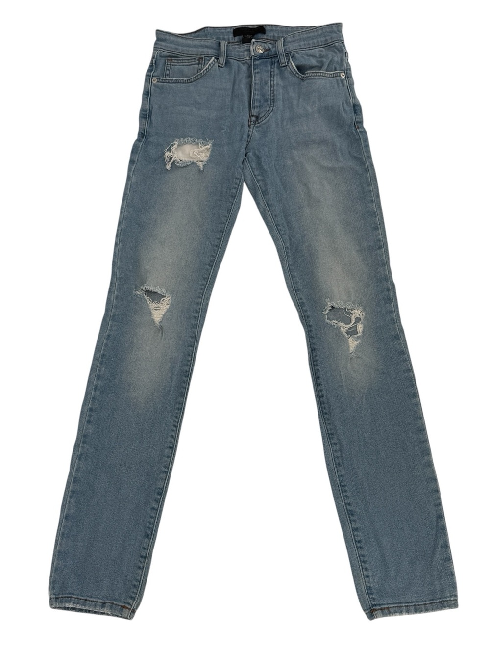 Forever 21 Button Fly Ripped Skinny Jeans Size 29 Men’s